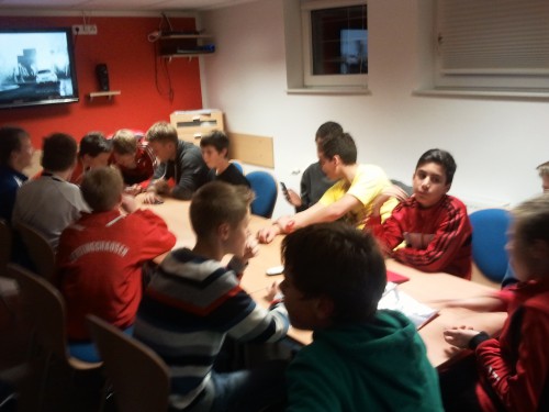 C-Junioren verbringen den Montagabend gemeinsam