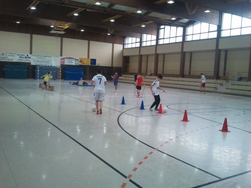 C-Junioren mit Testspiel