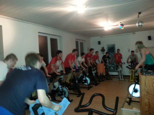 A-Jugend | Spinningeinheit in der Sportschule Gudensberg