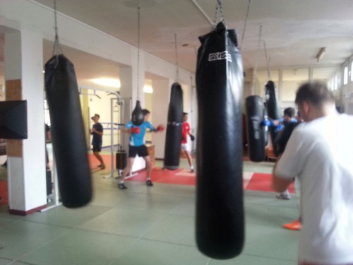 A-Jugend beim Boxtraining | 2:2 im Trainingsspiel