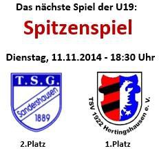 Spitzenspiel in Sandershausen