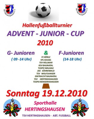 Eigenes  F.- und G.-Junioren Turnier am Sonntag