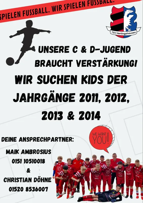 Werde Teil unserer Fußballgemeinschaft!