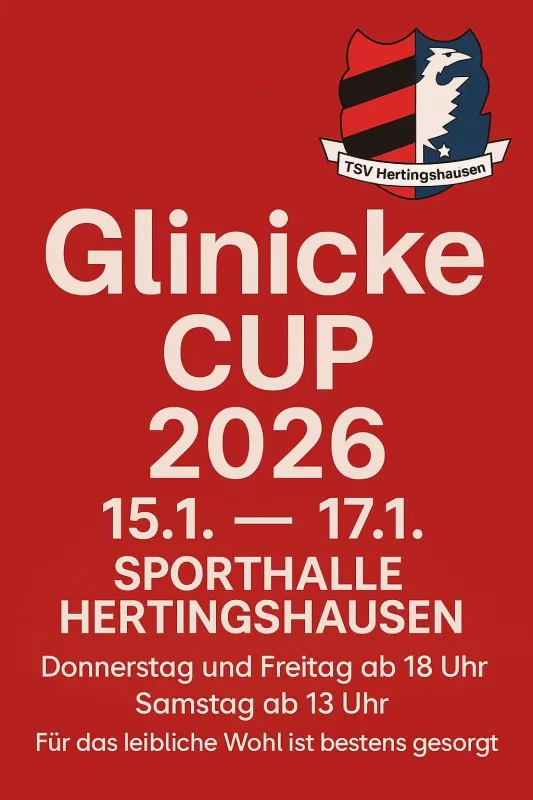 Glinicke Cup 2026 – Traditionelles Hallenturnier im neuen Jahr