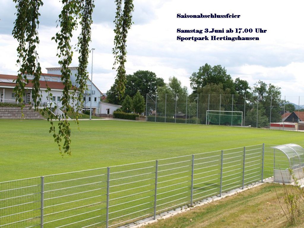 Fußballer feiern Saisonabschluss