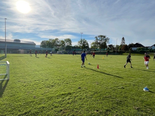 Erstes Mannschaftstraining