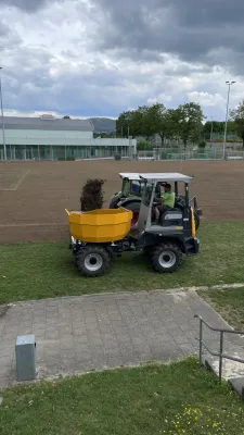 Rasensanierung im Sportpark