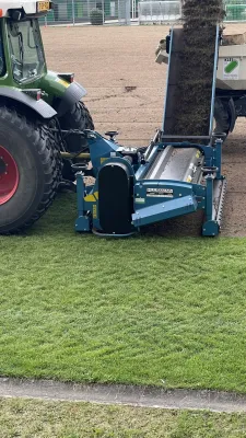 Rasensanierung im Sportpark