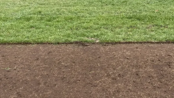 Rasensanierung im Sportpark