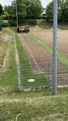 Rasensanierung im Sportpark