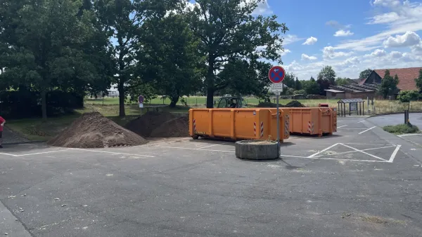 Rasensanierung im Sportpark