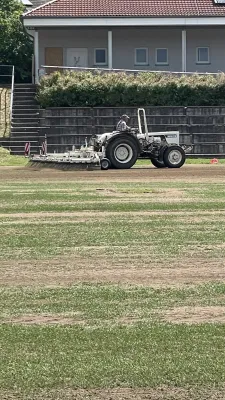 Rasensanierung im Sportpark