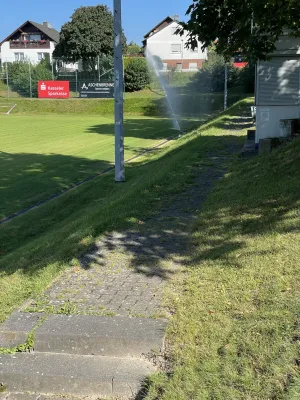Rasensanierung im Sportpark