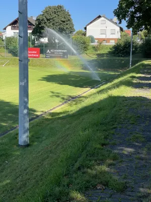 Rasensanierung im Sportpark